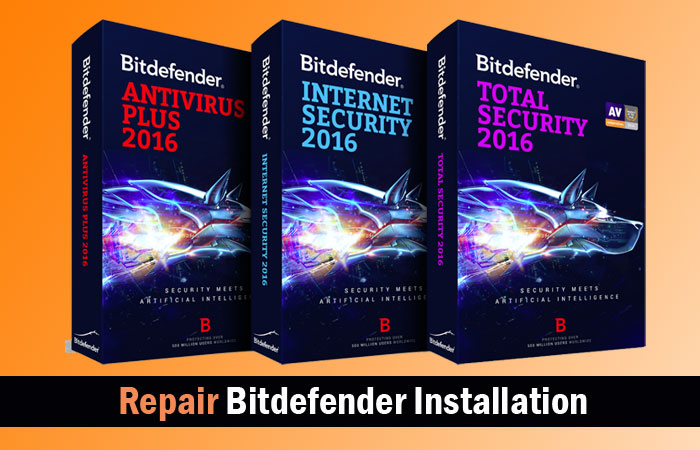 repair bitdefender installation