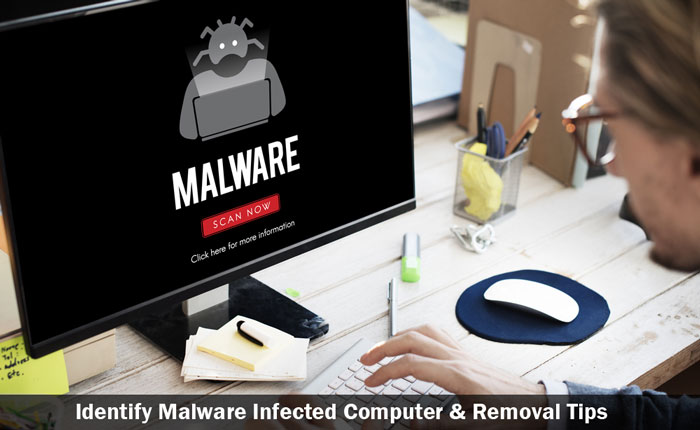 identify malware and remove it