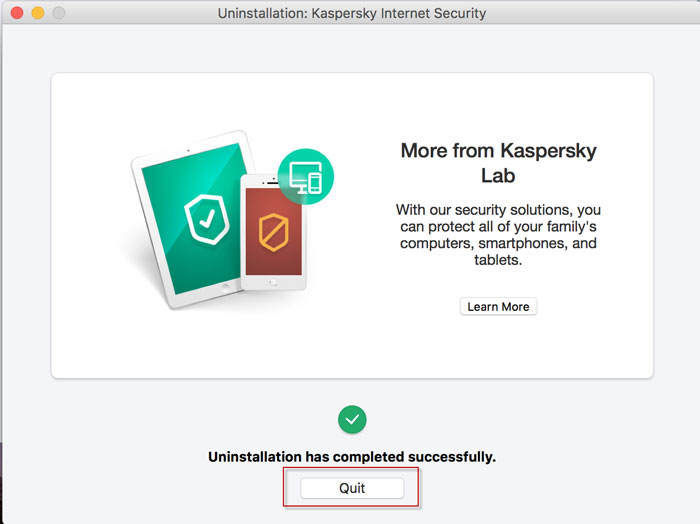 remove kaspersky internet security 16 for mac