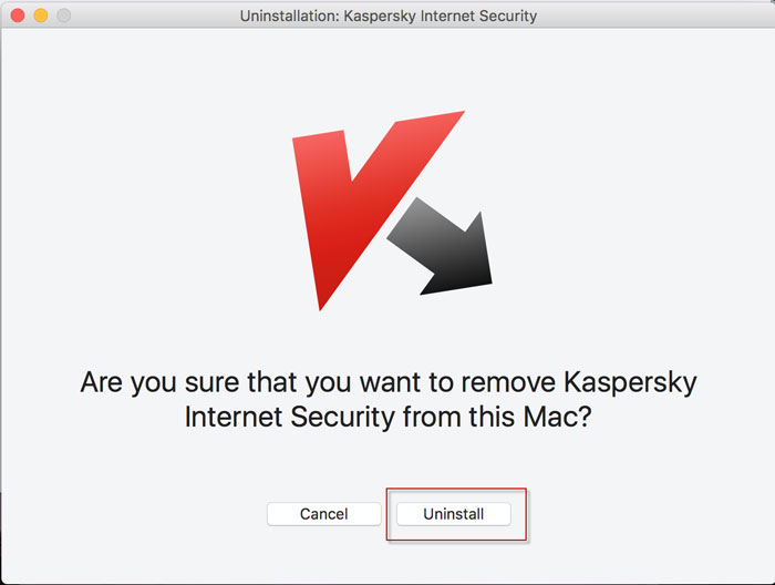 how to uninstall kaspersky security cloud for mac