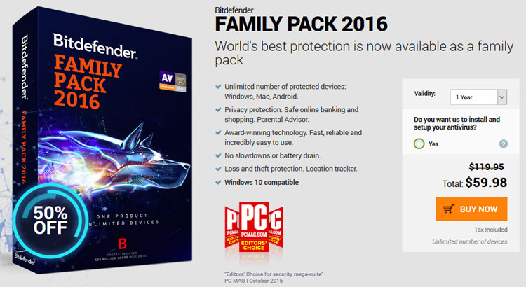 bitdefender family pack