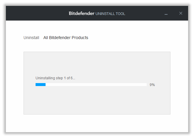 uninstall bitdefender