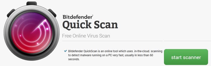 bitdefender virus scanner not oening