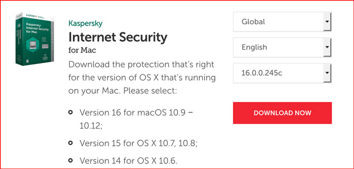 is kaspersky good for mac